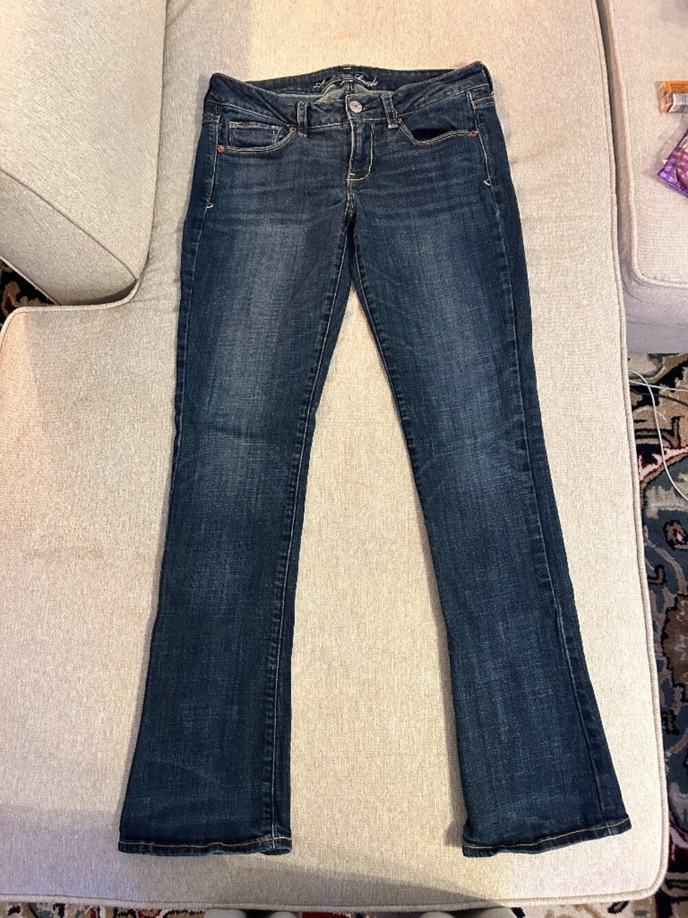 American Eagle Low Rise Vintage Y2K Skinny Kick Jeans Size 10